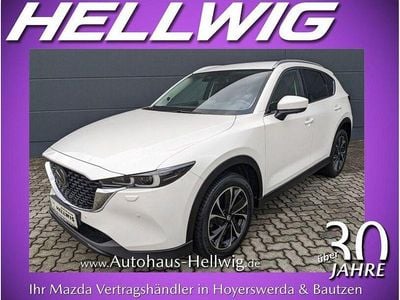 Gebraucht Mazda CX-5 Sports-Line 184 PS (135 kW) 2022 Snowflake white metallic (metallic) SUV
