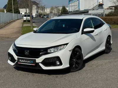 Brugt Honda Civic Elegance 129 HK (94 kW) 2018 Hvid Sedan