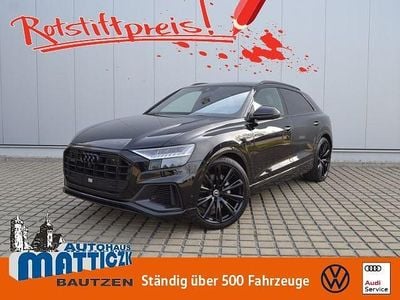 Schwarz (oracschwarz metallic) Gebraucht 2020 Audi Q8 S-Line SUV | 61.439 € (Teuer)