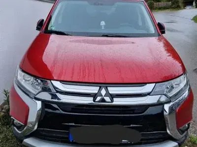 Brugt Mitsubishi Outlander Basis 150 HK (110 kW) 2017 Rød SUV