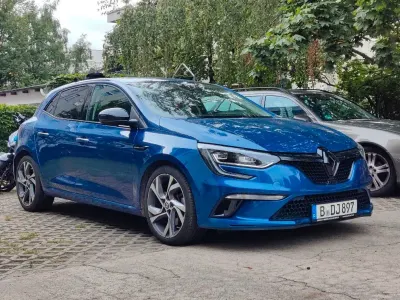 Gebraucht Renault Mégane GT Line Bose Edition 205 PS (150 kW) 2018 Blau Limousine