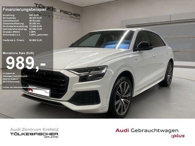 Gletscherweiß (metallic) Gebraucht 2023 Audi Q8 Ambiente SUV | 65.899 € (Fairer Preis)