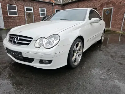 Brugt Mercedes CLK320 224 HK (164 kW) 2008 Hvid Coupe