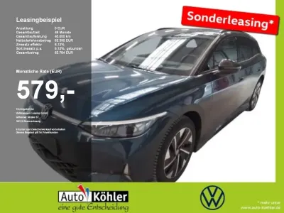 Brugt VW ID.7 GTX 250 kW (340 HK) 2025 Blå Stationcar
