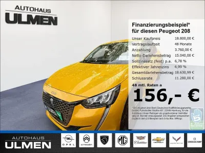 Occasion Peugeot e-208 Allure 100 kW (136 PK) 2023 Geel Hatchback