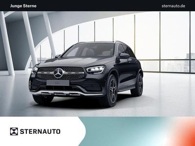 Gebraucht Mercedes GLC300e AMG 211 PS (155 kW) 2022 Metalliclack obsidianschwarz SUV