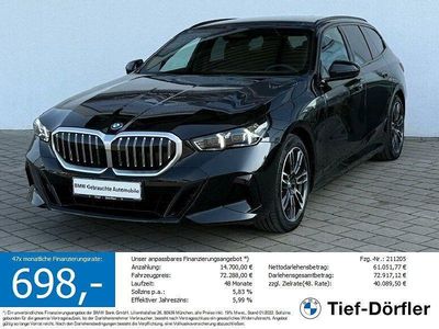 Gebraucht BMW 550e M Sport 313 PS (230 kW) 2025 Saphrischwarz met. Kombi