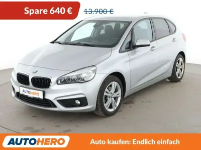 Gebraucht BMW 218 Active Tourer Advantage 150 PS (110 kW) 2016 Grau Van / Kleinbus