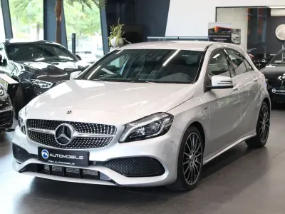 Brugt Mercedes A200 AMG line 156 HK (114 kW) 2018 Sølv Hatchback