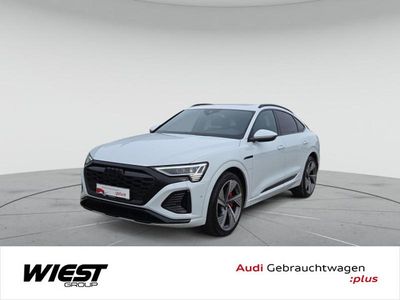 Gebraucht Audi Q8 Sportback e-tron S-Line 300 kW (408 PS) 2024 Gletscherweiß metallic SUV
