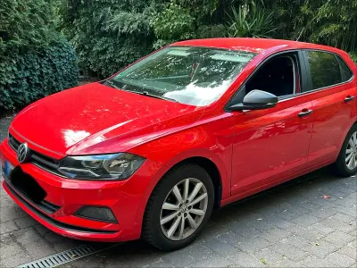 Gebraucht VW Polo Trendline 65 PS (47 kW) 2019 Rot Kleinwagen