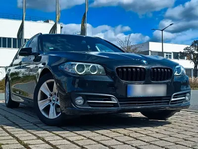 Usata BMW 520 Luxury Line 190 CV (139 kW) 2014 Nero Station wagon