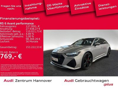 Gebraucht Audi RS6 Performance 630 PS (463 kW) 2025 Florettsilber metallic Kombi
