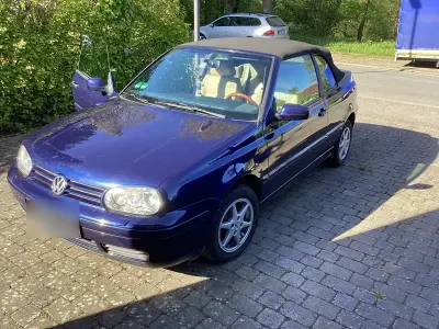 Gebraucht VW Golf 75 PS (55 kW) 2000 Blau Cabrio