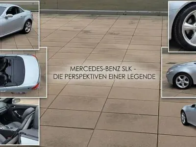 Usata Mercedes SLK200 163 CV (119 kW) 2005 Argento Cabrio
