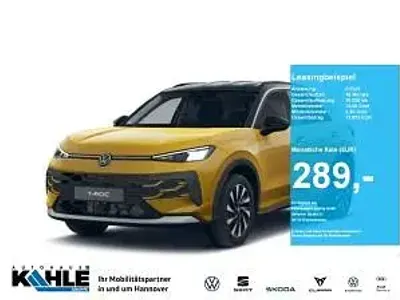 Nuova VW T-Roc Life 116 CV (85 kW) 2026 Giallo SUV