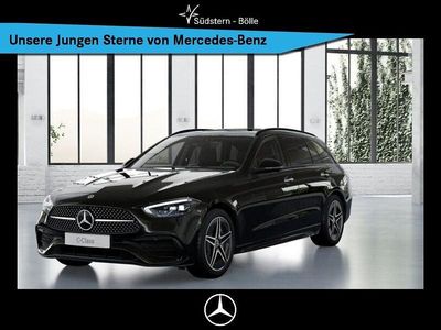Gebraucht Mercedes C200 AMG 204 PS (150 kW) 2024 Metalliclack obsidianschwarz Kombi