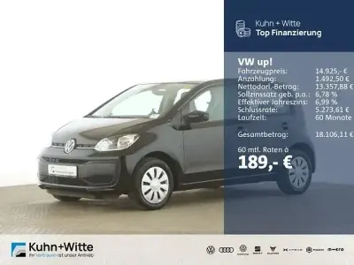 Brugt VW up! move up! 65 HK (47 kW) 2023 Sort Hatchback