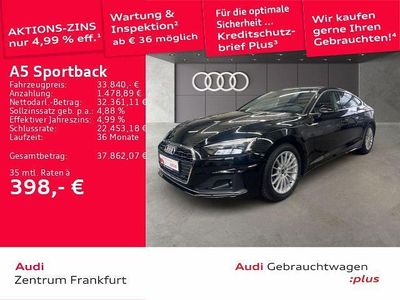 Gebraucht Audi A5 Sportback Basis 204 PS (150 kW) 2024 Schwarz Kleinwagen