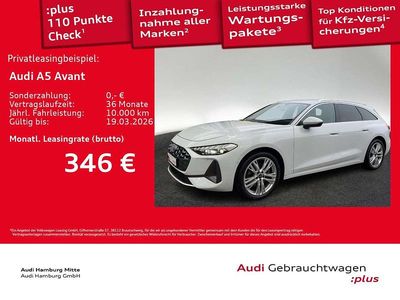 Gebraucht Audi A5 Sport 150 PS (110 kW) 2025 Gletscherweiß metallic Kombi