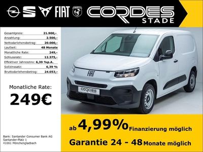 Neu Fiat Doblò Easy 102 PS (75 kW) 2025 Weiss Van / Kleinbus