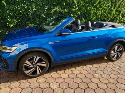 Gebraucht VW T-Roc Cabriolet R-line 150 PS (110 kW) 2023 Blau Cabrio
