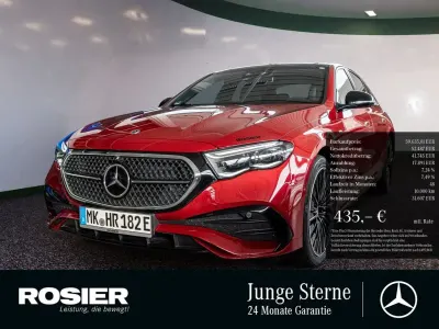 Gebraucht Mercedes E300 AMG 313 PS (230 kW) 2025 Rot / manufaktur patagonienrot (metallic) Limousine