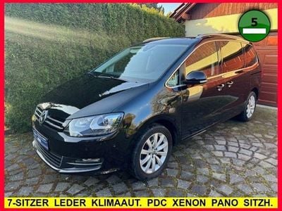 Usata VW Sharan Highline 140 CV (102 kW) 2015 Nero Monovolume