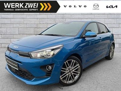 Gebraucht Kia Rio Spirit 101 PS (74 kW) 2022 Sporty blue metallic Limousine