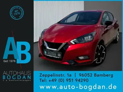Gebraucht Nissan Micra 92 PS (67 kW) 2023 Rot (metallic) Kleinwagen
