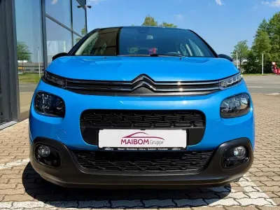 Gebraucht Citroën C3 Feel 110 PS (80 kW) 2020 Farbe blau monte carlo/metalli Kleinwagen