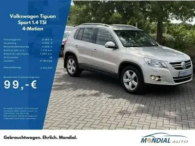 Gebraucht VW Tiguan Sportline 150 PS (110 kW) 2010 Silver leaf metallic SUV
