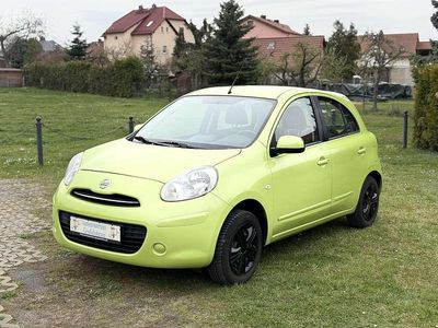 Gebraucht Nissan Micra Acenta 80 PS (58 kW) 2012 Spring green metallic Kleinwagen