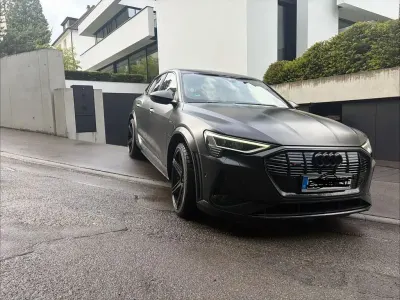 Brugt Audi e-tron Sportback S-Line 230 kW (313 HK) 2020 Sort SUV