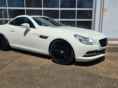 Gebraucht Mercedes SLK200 184 PS (135 kW) 2011 Weiß Cabrio
