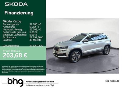 Gebraucht Skoda Karoq Tour 150 PS (110 kW) 2025 Silber SUV