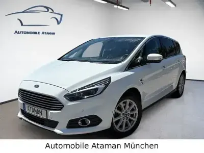 Gebraucht Ford S-MAX Titanium 180 PS (132 kW) 2016 Weiß Van / Kleinbus