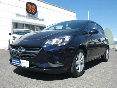 Gebraucht Opel Corsa 119 PS (87 kW) 2018 Tiefseeblau/darkmoon blue Kleinwagen