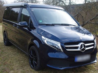 gebraucht Mercedes V250 MARCO POLO BlauMet Küche/AHK/SHZ/360 GradKamera