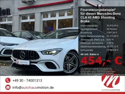 Gebraucht Mercedes CLA45 AMG Shooting Brake AMG 388 PS (285 kW) 2020 Weiß Kombi
