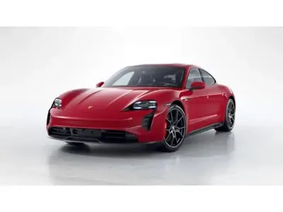 Brugt Porsche Taycan 439 kW (598 HK) 2023 Rød Sedan