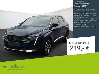 Gebraucht Peugeot 3008 Allure 131 PS (96 kW) 2023 Blau SUV
