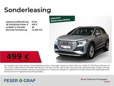 Gebraucht Audi Q4 e-tron S-Line 150 kW (204 PS) 2023 Florettsilber metallic SUV