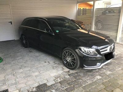 Usata Mercedes C250 AMG line 204 CV (150 kW) 2015 Nero Station wagon