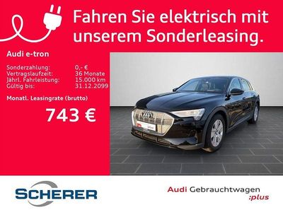 Gebraucht Audi e-tron Basis 230 kW (313 PS) 2022 Brillantschwarz SUV