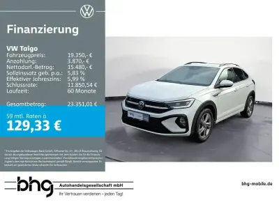 Gebraucht VW Taigo R-line 110 PS (80 kW) 2022 Weiß SUV