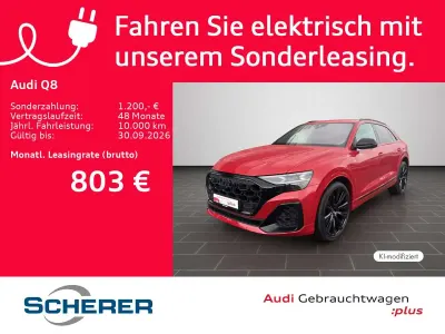 Gebraucht Audi Q8 S-Line 394 PS (289 kW) 2025 Chilirot metallic SUV