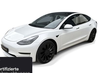 Gebraucht Tesla Model 3 Performance 377 kW (513 PS) 2021 Weiß Limousine