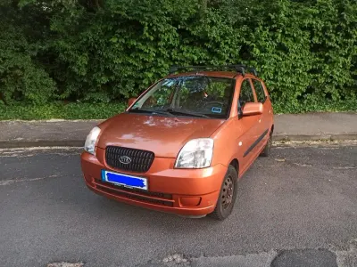 Gebraucht Kia Picanto LX 61 PS (44 kW) 2007 Orange Kleinwagen