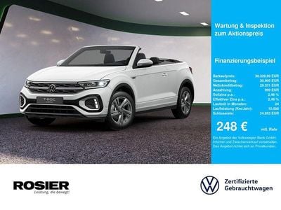 Usata VW T-Roc Cabriolet R-line 150 CV (110 kW) 2025 Bianco Cabrio